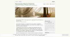 Desktop Screenshot of profmarciacristina.wordpress.com