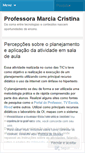 Mobile Screenshot of profmarciacristina.wordpress.com