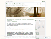 Tablet Screenshot of profmarciacristina.wordpress.com