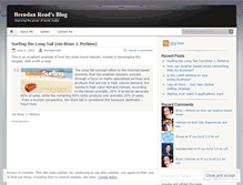 Tablet Screenshot of brendanread.wordpress.com