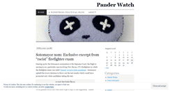 Desktop Screenshot of panderwatch.wordpress.com