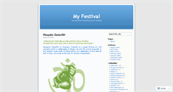 Desktop Screenshot of allmyfestival.wordpress.com