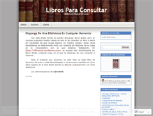 Tablet Screenshot of libroweb.wordpress.com