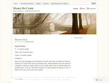 Tablet Screenshot of margoncamp.wordpress.com