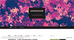 Desktop Screenshot of gmkershaw.wordpress.com
