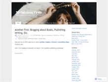 Tablet Screenshot of 50fabfirsts.wordpress.com