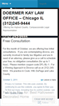 Mobile Screenshot of doermerlaw.wordpress.com