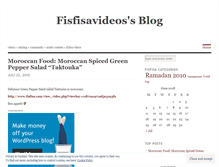 Tablet Screenshot of fisfisavideos.wordpress.com