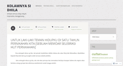 Desktop Screenshot of dhilazein.wordpress.com