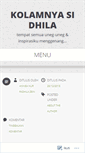 Mobile Screenshot of dhilazein.wordpress.com