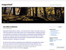 Tablet Screenshot of magusitaef.wordpress.com