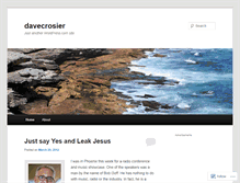 Tablet Screenshot of davecrosier.wordpress.com