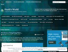 Tablet Screenshot of heathsworld.wordpress.com