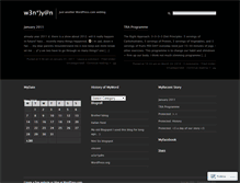 Tablet Screenshot of criswen.wordpress.com