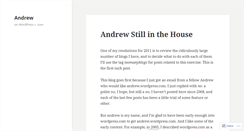 Desktop Screenshot of andrew.wordpress.com