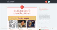 Desktop Screenshot of luciebrousseau.wordpress.com