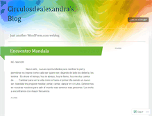 Tablet Screenshot of circulodealexandra.wordpress.com