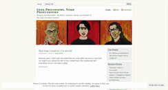 Desktop Screenshot of newgeekphilosopher.wordpress.com