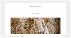 Desktop Screenshot of lovelyproject.wordpress.com