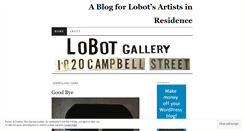 Desktop Screenshot of lobotartist.wordpress.com