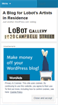 Mobile Screenshot of lobotartist.wordpress.com