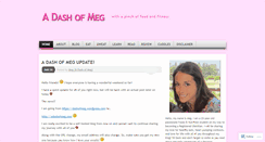 Desktop Screenshot of dashofmeg.wordpress.com