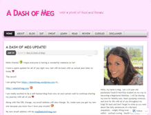 Tablet Screenshot of dashofmeg.wordpress.com