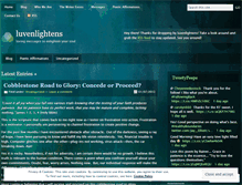 Tablet Screenshot of luvenlightens.wordpress.com