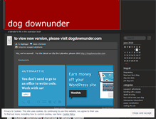 Tablet Screenshot of dogdownunder.wordpress.com