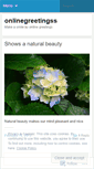Mobile Screenshot of onlinegreetingss.wordpress.com