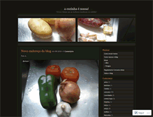 Tablet Screenshot of cozinhadoshomens.wordpress.com