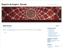 Tablet Screenshot of angelopezdorado.wordpress.com