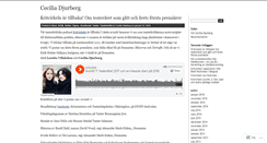 Desktop Screenshot of ceciliadjurberg.wordpress.com
