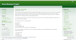 Desktop Screenshot of greenbusinessproject.wordpress.com