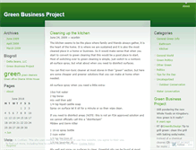 Tablet Screenshot of greenbusinessproject.wordpress.com