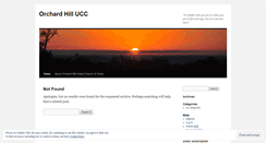 Desktop Screenshot of orchardhillucc.wordpress.com