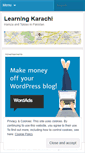 Mobile Screenshot of learningkarachi.wordpress.com