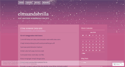 Desktop Screenshot of elmaandabrilla.wordpress.com