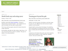 Tablet Screenshot of giselefan.wordpress.com