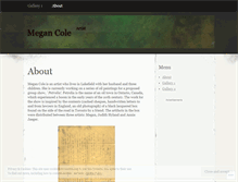 Tablet Screenshot of megancoleart.wordpress.com