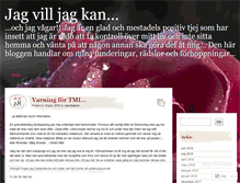 Tablet Screenshot of jagvilljagkanjagvagar.wordpress.com