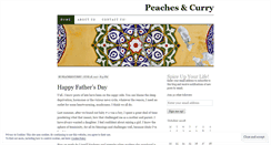 Desktop Screenshot of peachesandcurry.wordpress.com