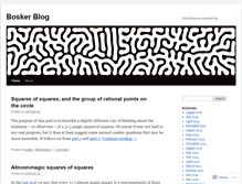 Tablet Screenshot of bosker.wordpress.com