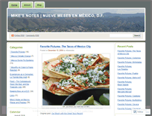 Tablet Screenshot of mikesnotes.wordpress.com