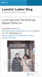 Mobile Screenshot of lunchinladies.wordpress.com