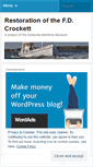 Mobile Screenshot of fdcrockett.wordpress.com