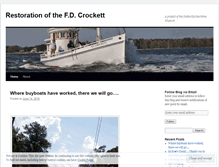 Tablet Screenshot of fdcrockett.wordpress.com