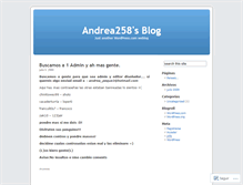 Tablet Screenshot of andrea258.wordpress.com