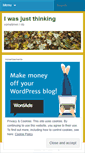 Mobile Screenshot of justathoughtmyblog.wordpress.com