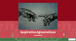 Desktop Screenshot of inspiration4generations.wordpress.com